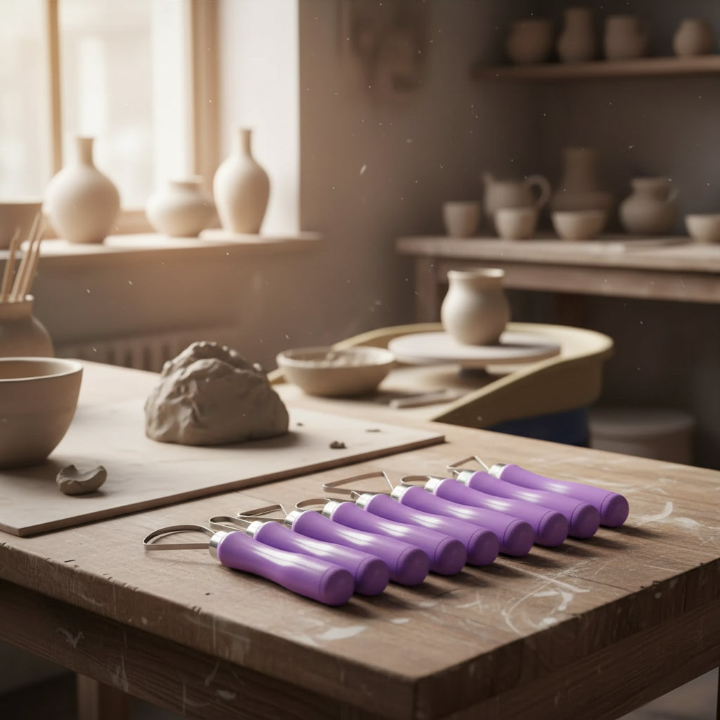 Kit complet de 10 d'outils de poterie (soit seulement ~2,20 € l'outil professionnel)