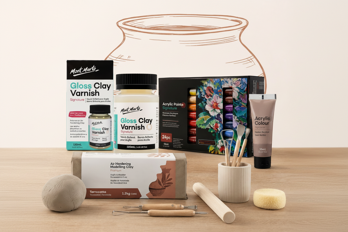 Le Coffret Ultime Slow Clay – Tout pour démarrer la poterie à la maison
